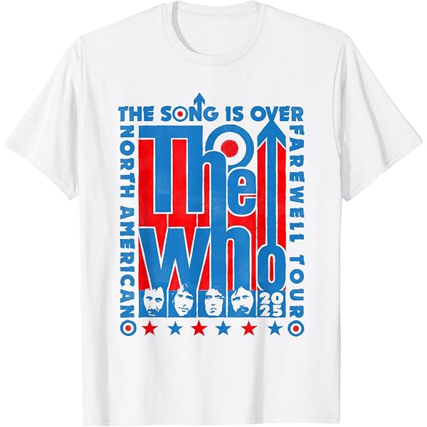 Amazon | The Who 公式 アンティーク調ユニオンジャックサークルロゴ T